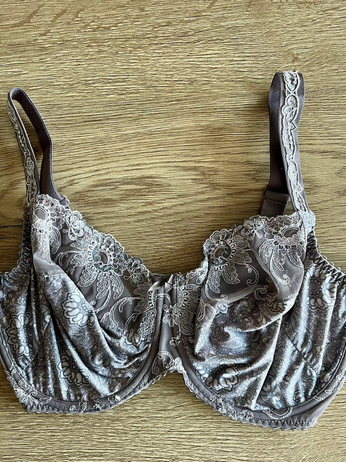 Prima donna 80G/95G full cup taupe met strass op bandjes, Kleding | Dames, Bruin, Verzenden, BH