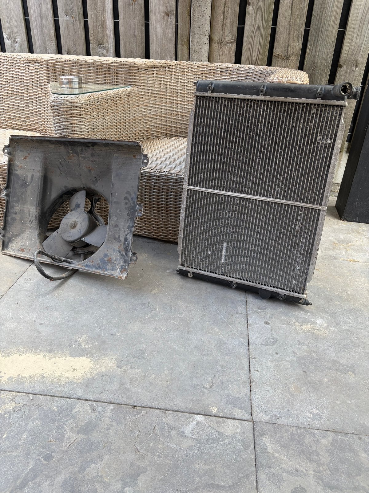 Radiateur en koelvin voor Volkswagen T3, teab, Ophalen, Gebruikt, Volkswagen