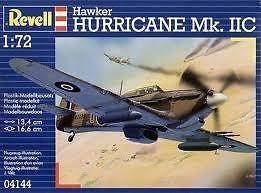 Revell 1:72 Hawker HURRICAN Modelbouw Mk.IIc 4144, 1:72 tot 1:144, Revell, Nieuw, Ophalen of Verzenden