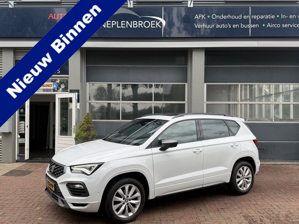 SEAT Ateca 1.5 TSI FR Business Intense | LED | Pano | Clima, 4 cilinders, Automatische klimaatregeling, Ateca, Wit