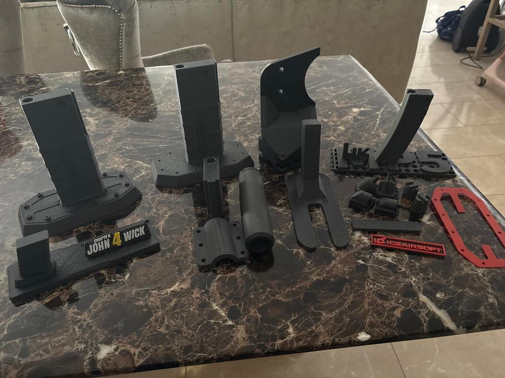 Diverse 3D-geprinte ICS Airsoft accessoires, Ophalen of Verzenden, Nieuw