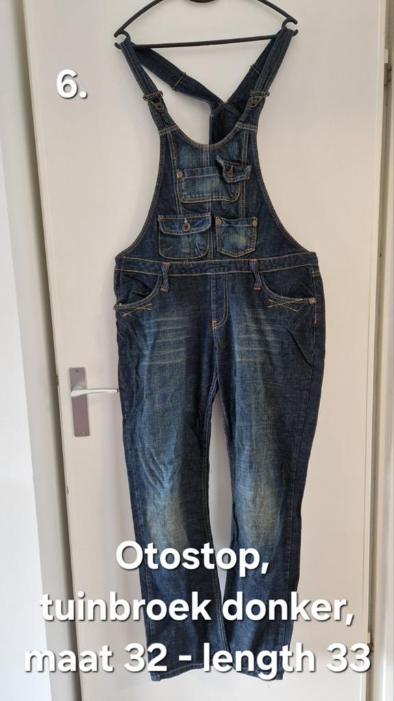 Tuinbroek, Otostop, maat 32 /L33, Maat 38/40 (M), Blauw, Ophalen of Verzenden, Zo goed als nieuw