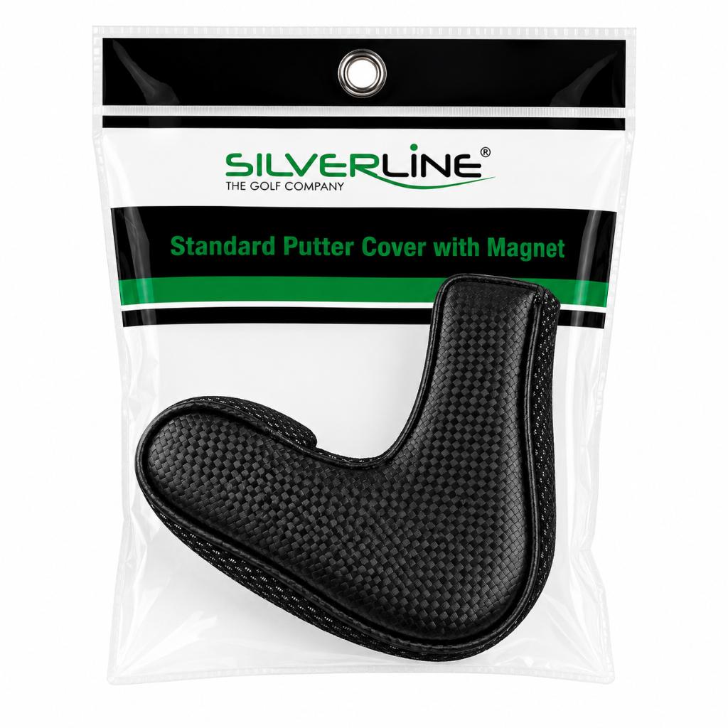 Silverline putter cover with magnet, Sport en Fitness, Golf, Overige merken, Info@golfpresentjes.nl, Golfpresentjes, Nieuw