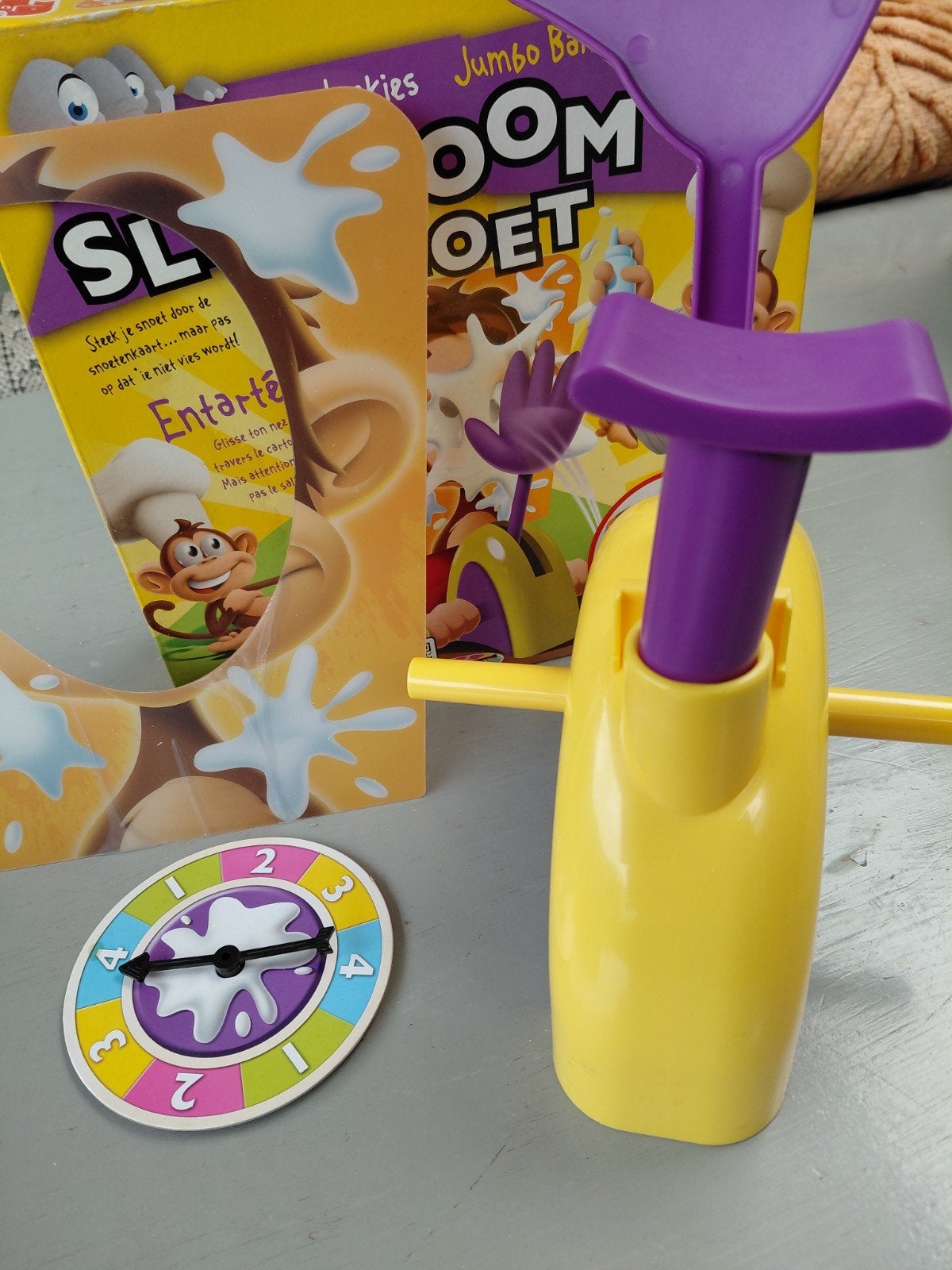Jumbo Slagroom Snoet Spel - Familieplezier!, Een of twee spelers, Ophalen, Gebruikt, Jumbo