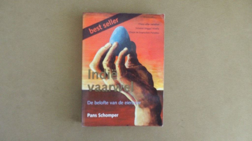 Indie vaarwel - Bestseller - De belofte van de eierboer, Ophalen of Verzenden, 20e eeuw of later, Gelezen, Pans Schomper