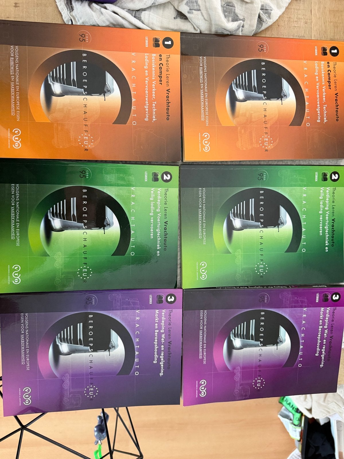 2x Theorie Leren Vrachtauto modules 1-2-3 (onbeschreven), Boeken, Studieboeken en Cursussen, Ophalen of Verzenden, Zo goed als nieuw