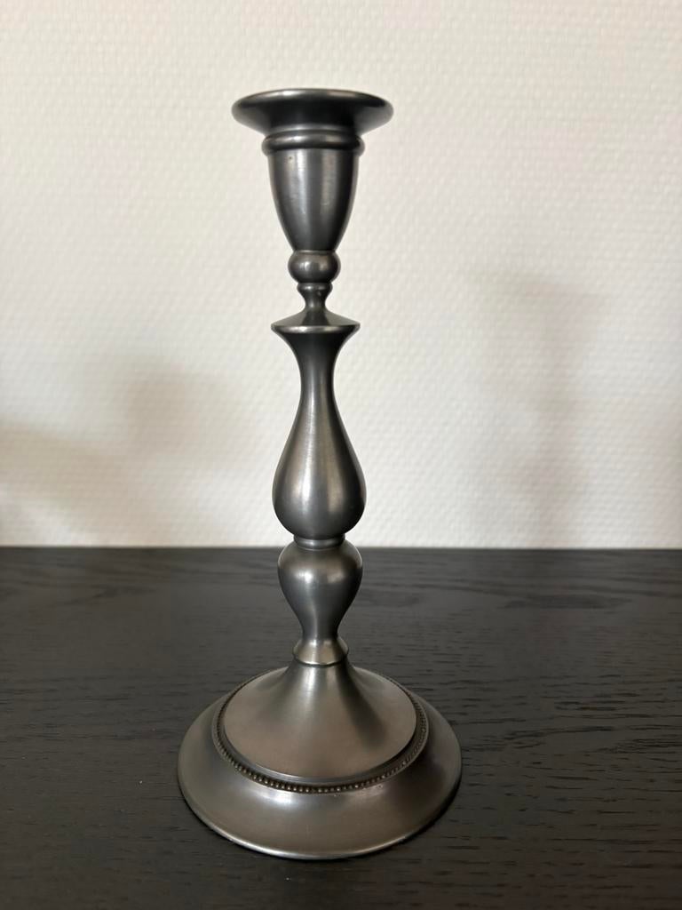 Vintage Royal Holland Pewter Kandelaar, Ophalen