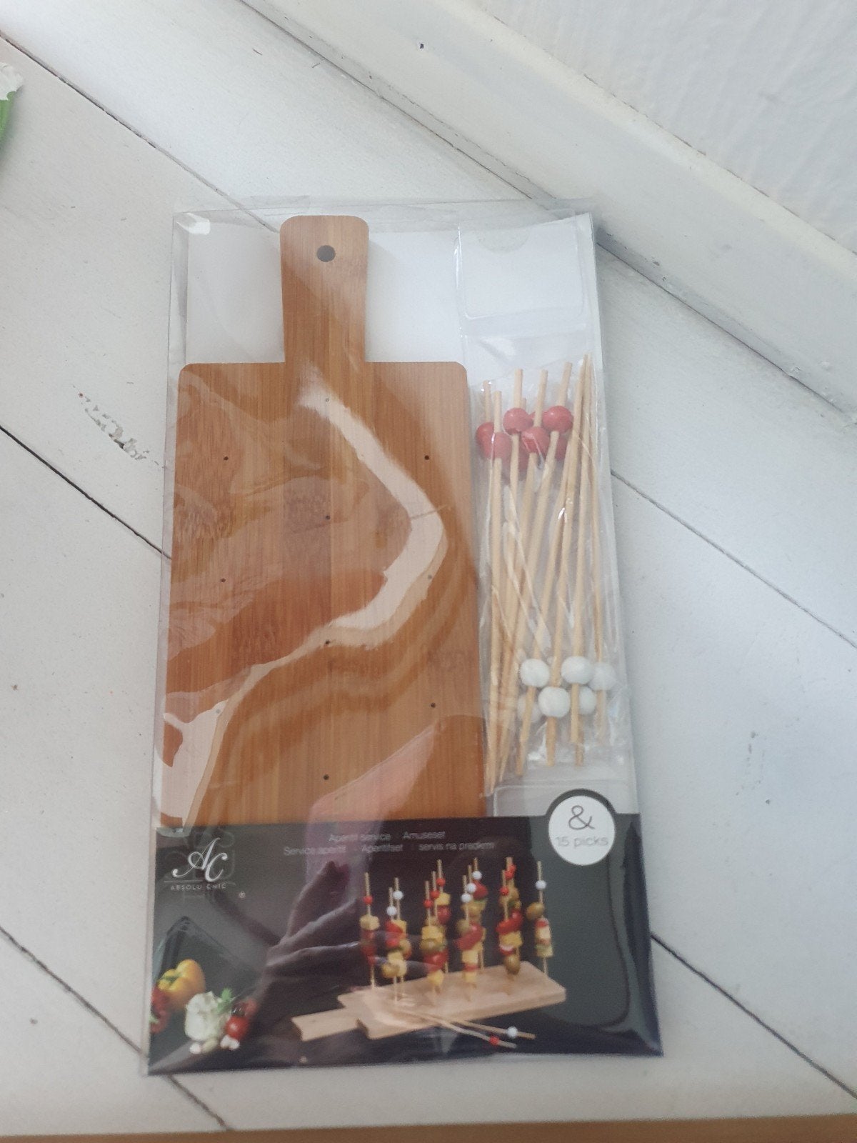 Te koop amuse set, Ophalen