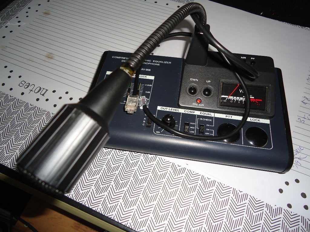 tafelmicrofoon av-908, Ophalen, Zo goed als nieuw, Zender en Ontvanger
