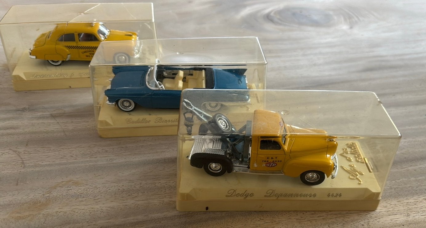 Solido Age d'Or modelauto's - Dodge, Cadillac, Taxi, Auto, 1:32 tot 1:50, Zo goed als nieuw, Ophalen