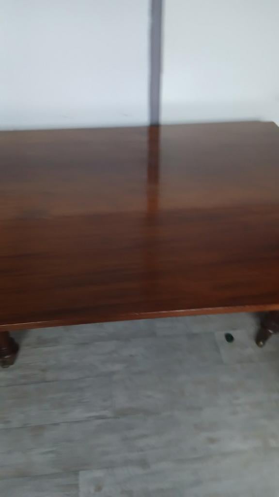Klassieke mahoniehouten eettafel, Ophalen