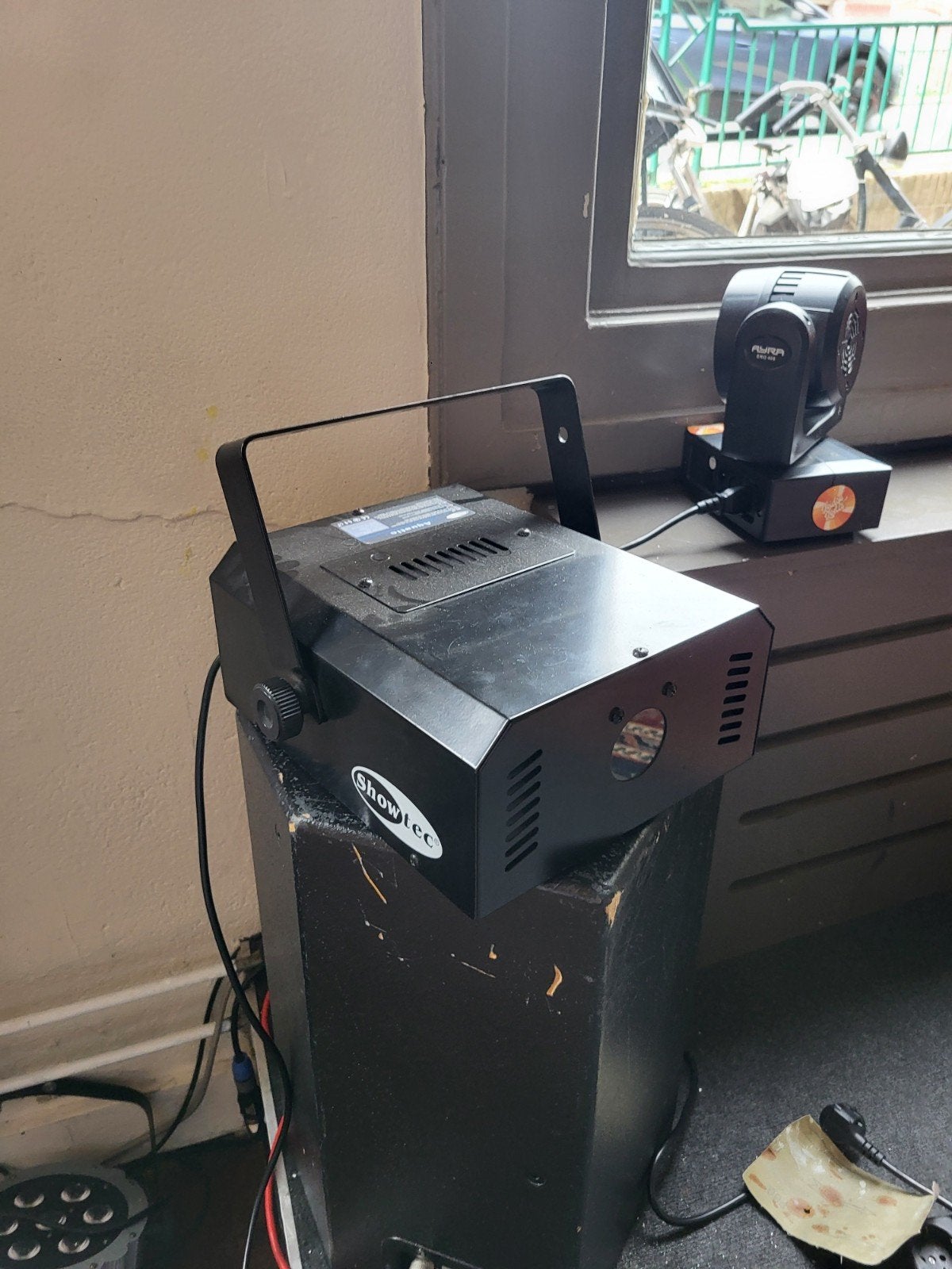 Space lamp, Ophalen, Licht
