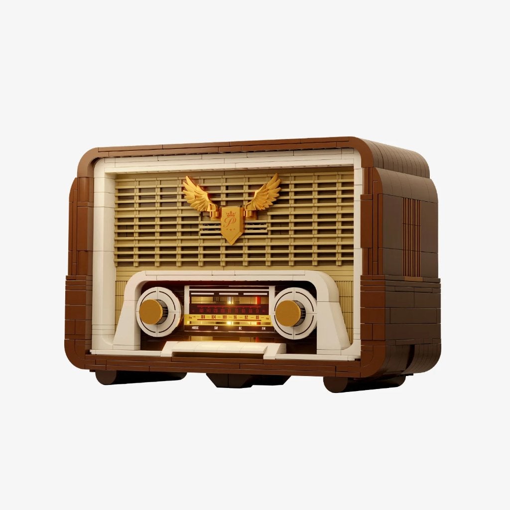 PANTASY 85048 Retro Radio – bouwset met verlichting, Kinderen en Baby's, Overige merken, Pantasy, Nieuw, Ophalen of Verzenden