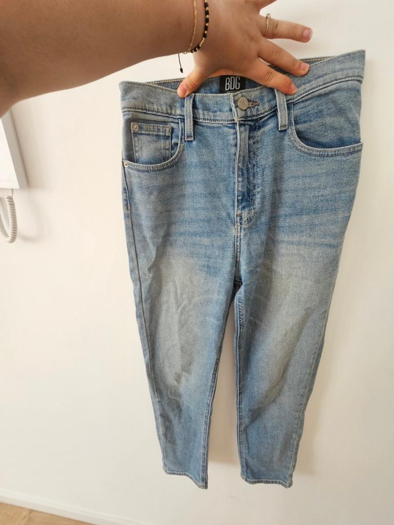 BDG Urban Outfitters Girlfriend High-Rise Cropped Jeans, Ophalen of Verzenden