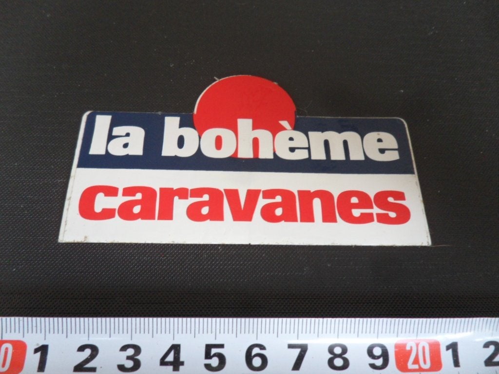 sticker la bohème caravanes, Ophalen, Zo goed als nieuw