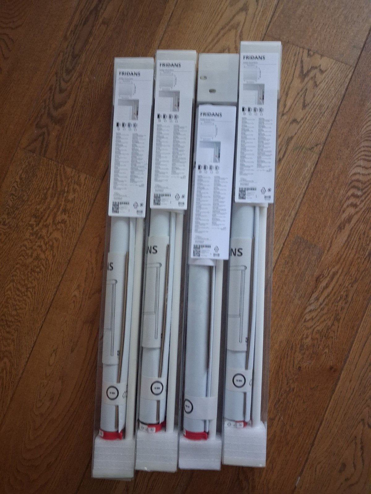 4x IKEA FRIDANS Rolgordijnen - Nieuw in verpakking, Verduisterend, Wit, Ophalen of Verzenden, Rolgordijn