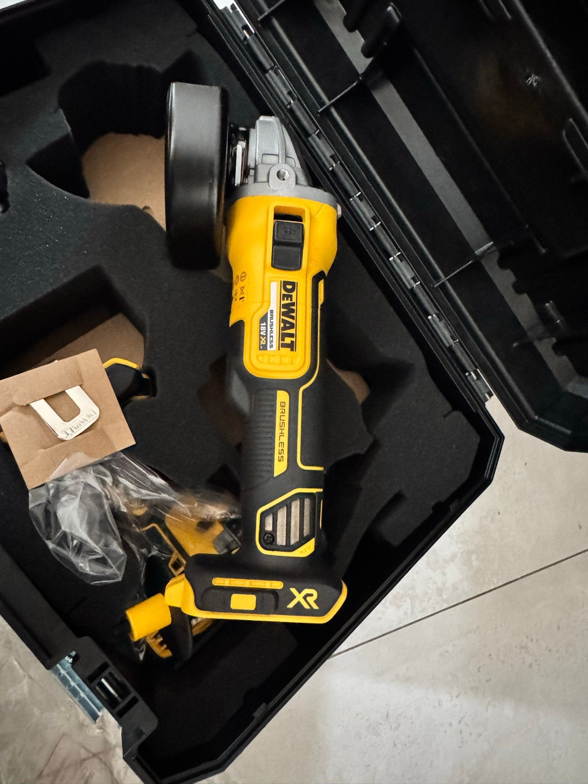 DeWalt DCK2080P2T Accu Boor- en Haakse Slijper Set, 600 watt of meer, Nieuw, Ophalen of Verzenden, Boor- en Schroefmachine