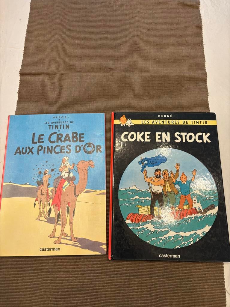 Herge Kuifje Frans: Krab gulden scharen & Cokes in Voorraad, Meerdere stripboeken, Ophalen of Verzenden, Zo goed als nieuw