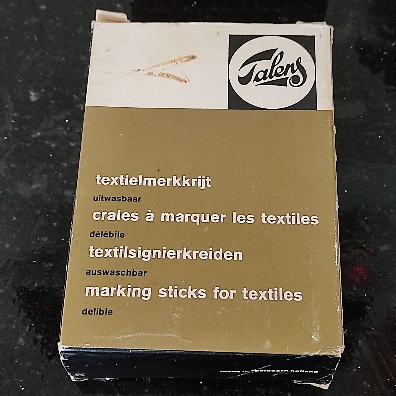 Talens Textielmerkkrijt - Uitwasbaar, Ophalen of Verzenden, Gebruikt, Overige typen