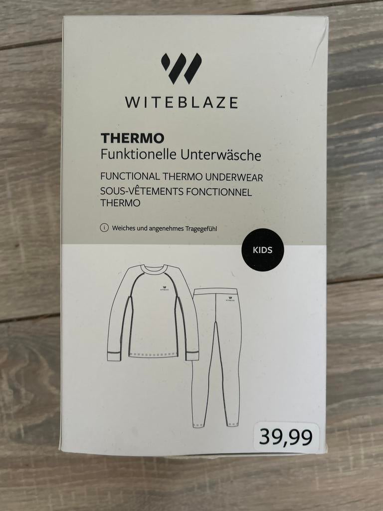 Witeblaze Thermo Ondergoed Set Kids - Maat 164/176, Kinderen en Baby's, Kinderkleding | Maat 164, Nieuw, Jongen of Meisje, Nacht- of Onderkleding