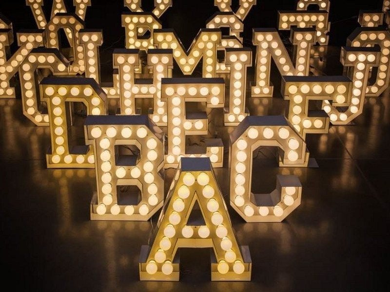 NIEUWE SELETTI Vegaz Metalen letter met led lampen, Overige typen, Nieuw, Ophalen of Verzenden, Info@houseofcoco.nl