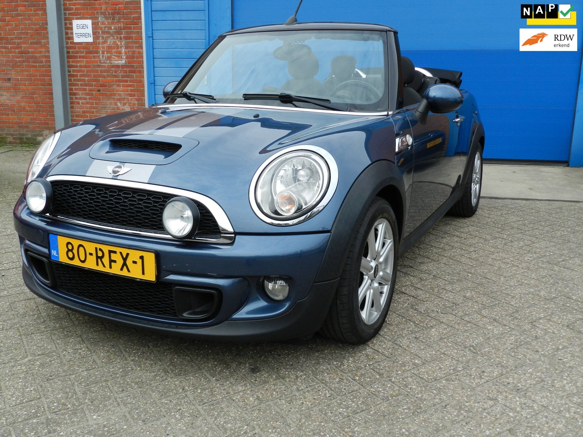 Mini Mini Cabrio 1.6 Cooper S, Auto's, Voorwielaandrijving, Stof, Gebruikt, Zwart