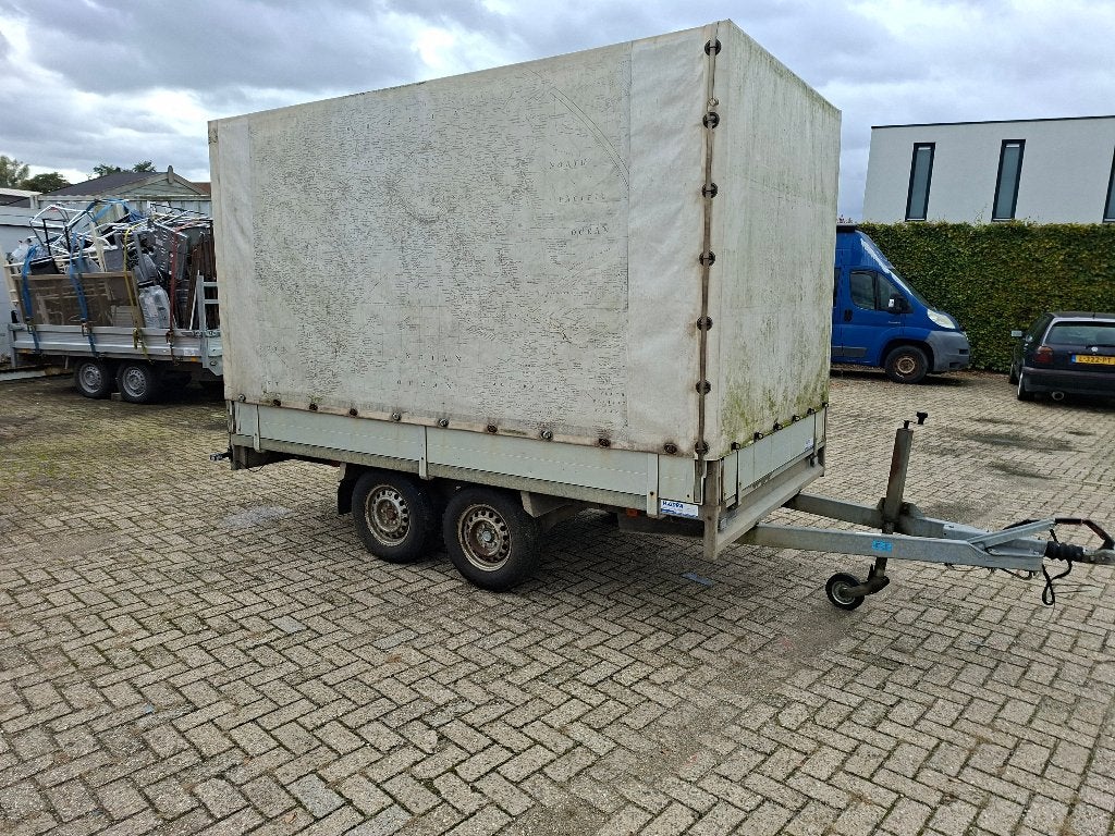 grote huifaanhanger  met afneembare huif, Ophalen, Gebruikt