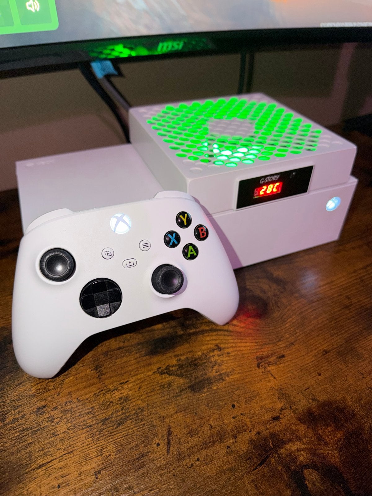 Xbox Series S met controller en koelstation, Ophalen of Verzenden, Zo goed als nieuw, Xbox Series S