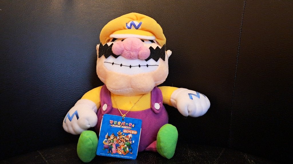 Mario Party 5 Wario Pluche 2003 Hudson Soft Nintendo, Overige typen, Nieuw, Ophalen of Verzenden, Met label
