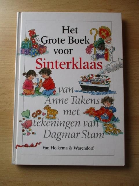 Anne Takens boek  Het grote boek voor Sinterklaas-Kerstmis, Ophalen of Verzenden, Gebruikt