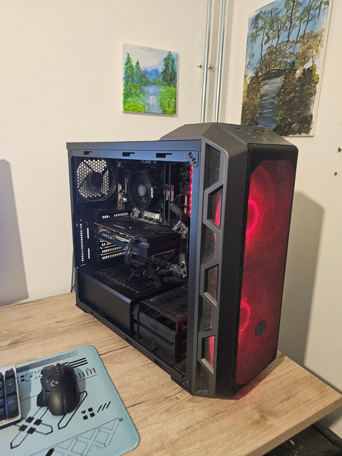 Goede game PC |Ryzen 5 5600, RX 6650XT, 1TB nvme,16GB DDR4,, Computers en Software, Ophalen, Zelf gebouwde pc, AMD Ryzen 5, Zo goed als nieuw