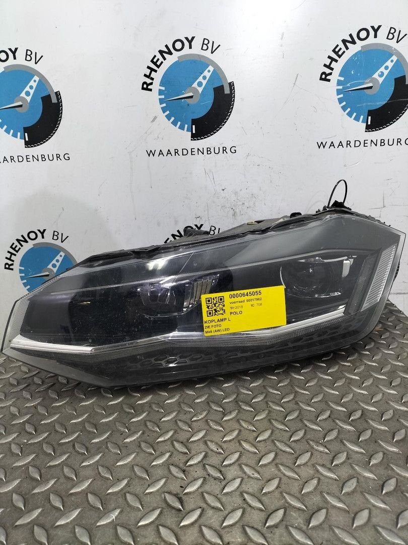 VOLKSWAGEN POLO AW1 1.0 TSI Comfortline  KOPLAMP L 2018, Auto-onderdelen, Verlichting, Gebruikt, ARN erkend, Stiba lid, Erkend duurzaam