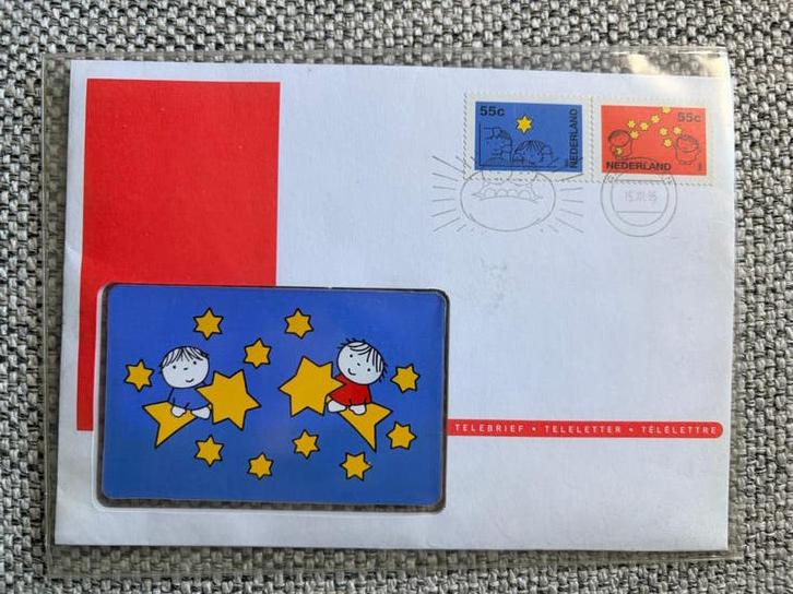 Telebrief Dick Bruna PTT Nederland Telefoonkaart, Verzamelen, Ophalen, 1980 tot heden, Nederland, Knipsel(s)