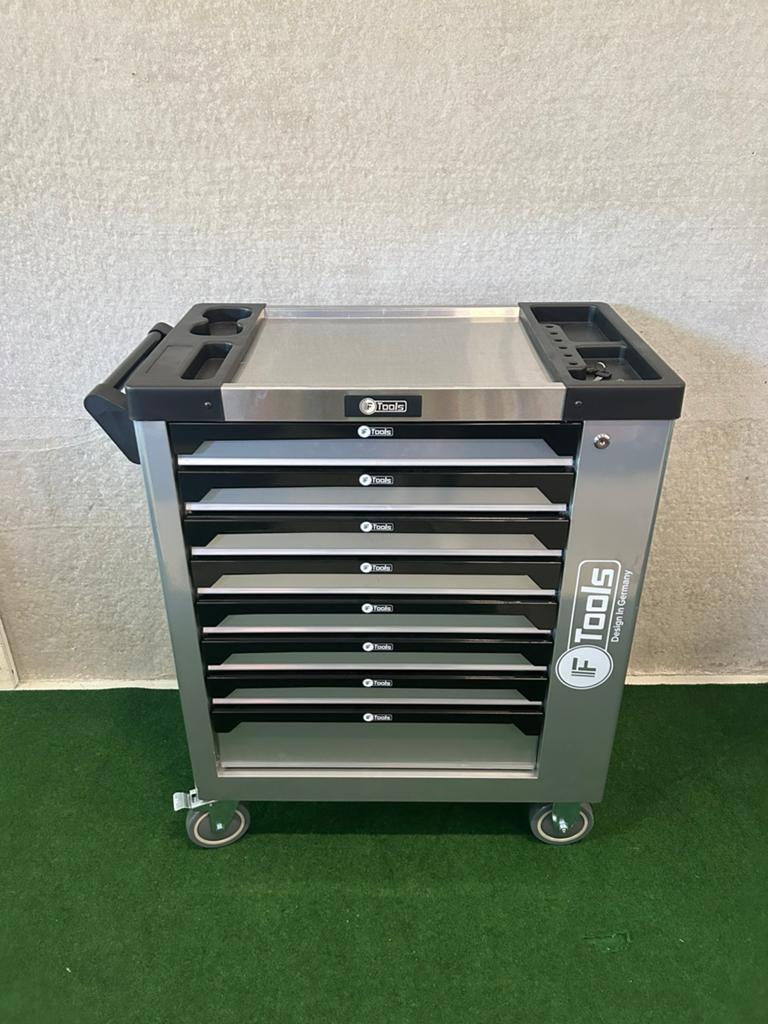 Nieuwe T-tools 8 la 8 gevulde gereedschapwagen met deukje, Ophalen, F tools, Nieuw, F tools