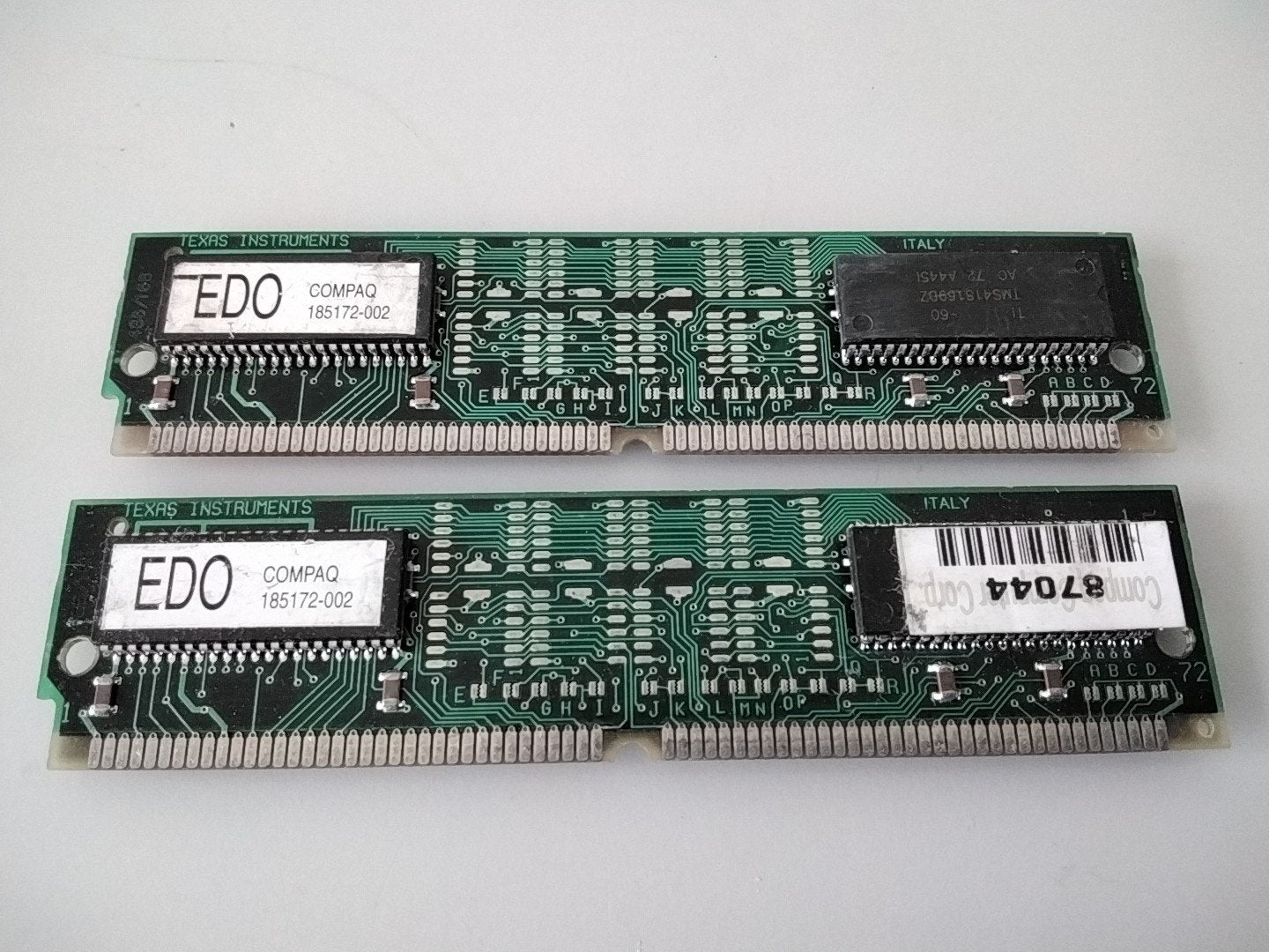 Paartje van 8mb 72pins EDO geheugen, Computers en Software, Ophalen of Verzenden