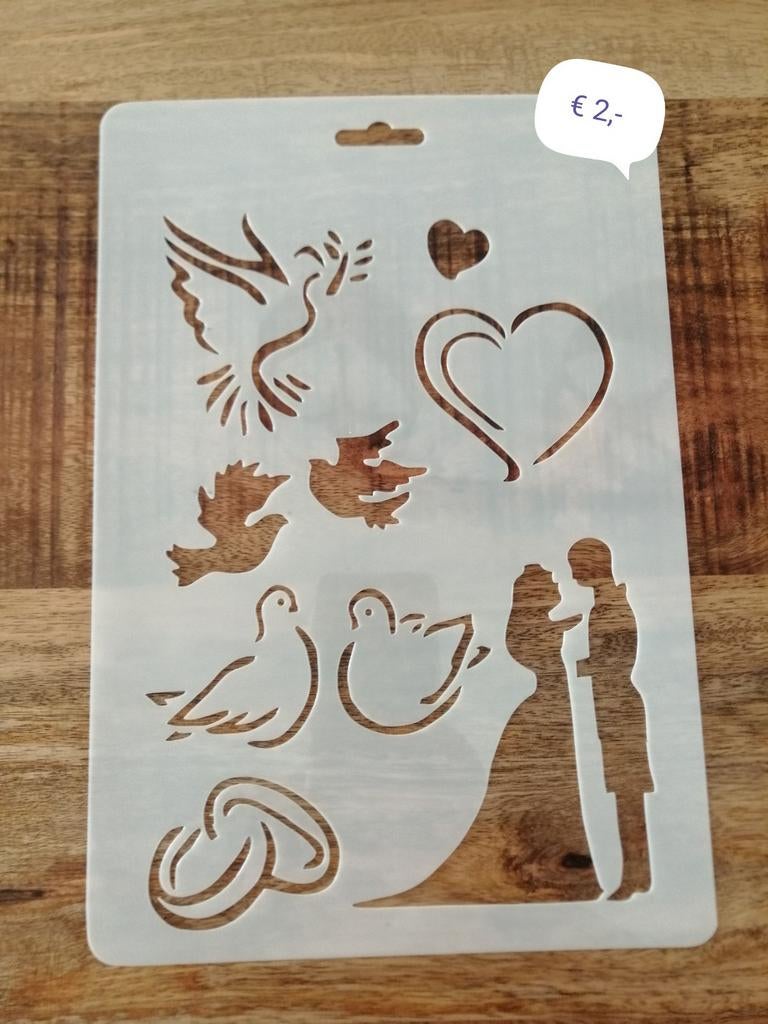Herbruikbare Buigzame Sjabloon Stencil Deel 4, Overige thema's, Nieuw, Ophalen of Verzenden, Kunststof