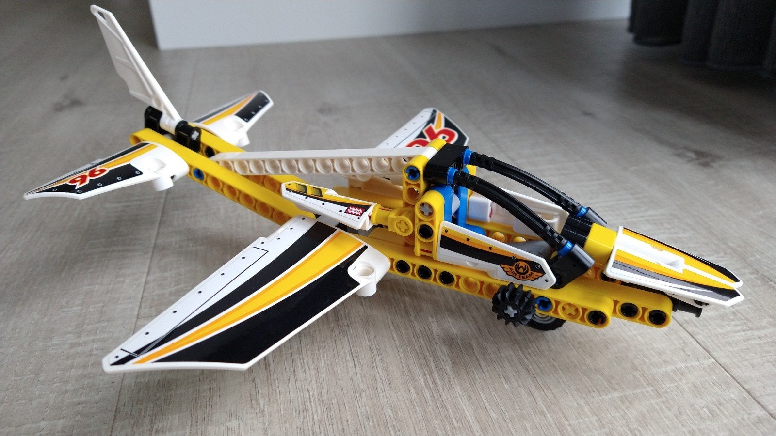 LEGO Technic 42044 Jetvliegtuig met handleiding, Ophalen of Verzenden, Zo goed als nieuw, Overige merken