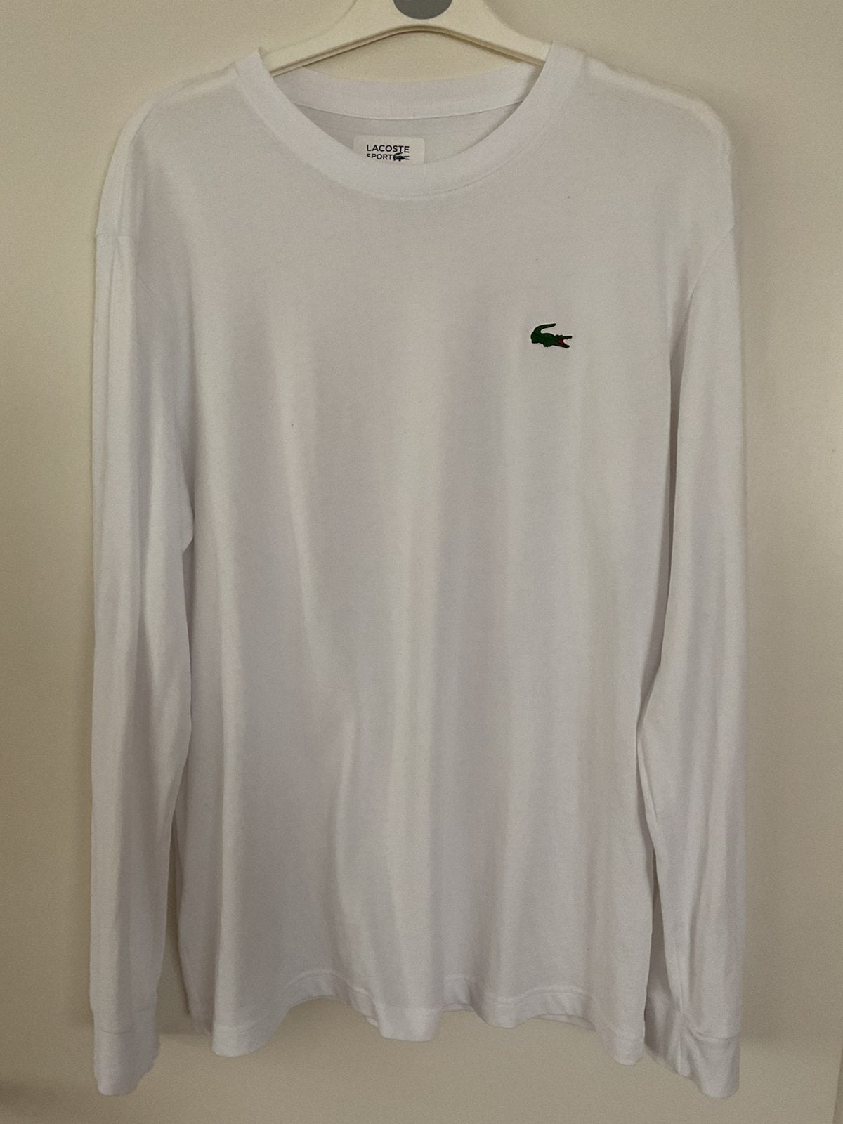 Shirt maat M Lacoste, Ophalen of Verzenden, Zo goed als nieuw, Wit