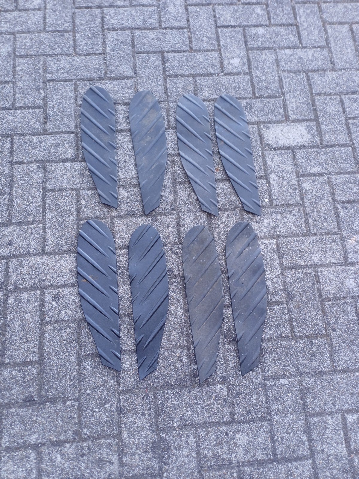 aprilia sr50 treeplank rubbers gebruikt origineel aprilia, Ophalen of Verzenden, Gebruikt, Overige typen, Aprilia