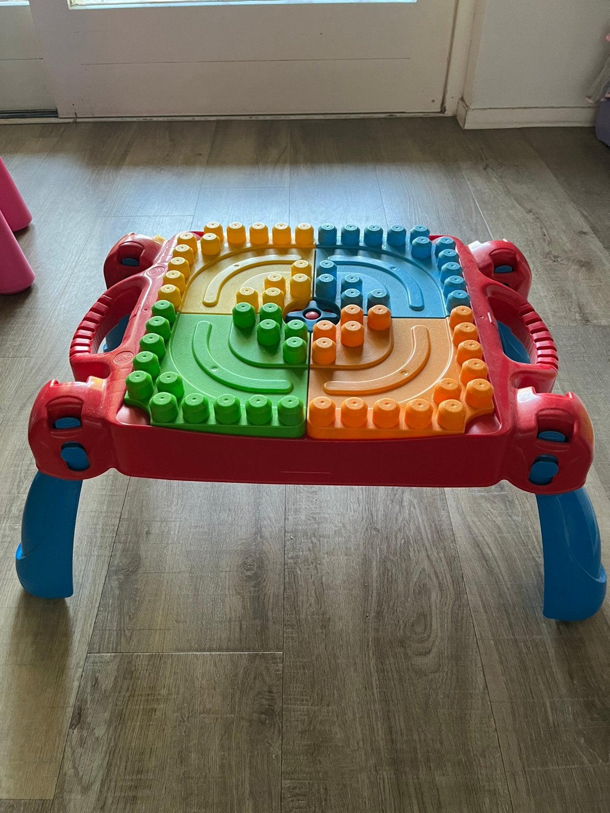 Mega bloks bouwtafel, inklapbaar, Ophalen, Gebruikt