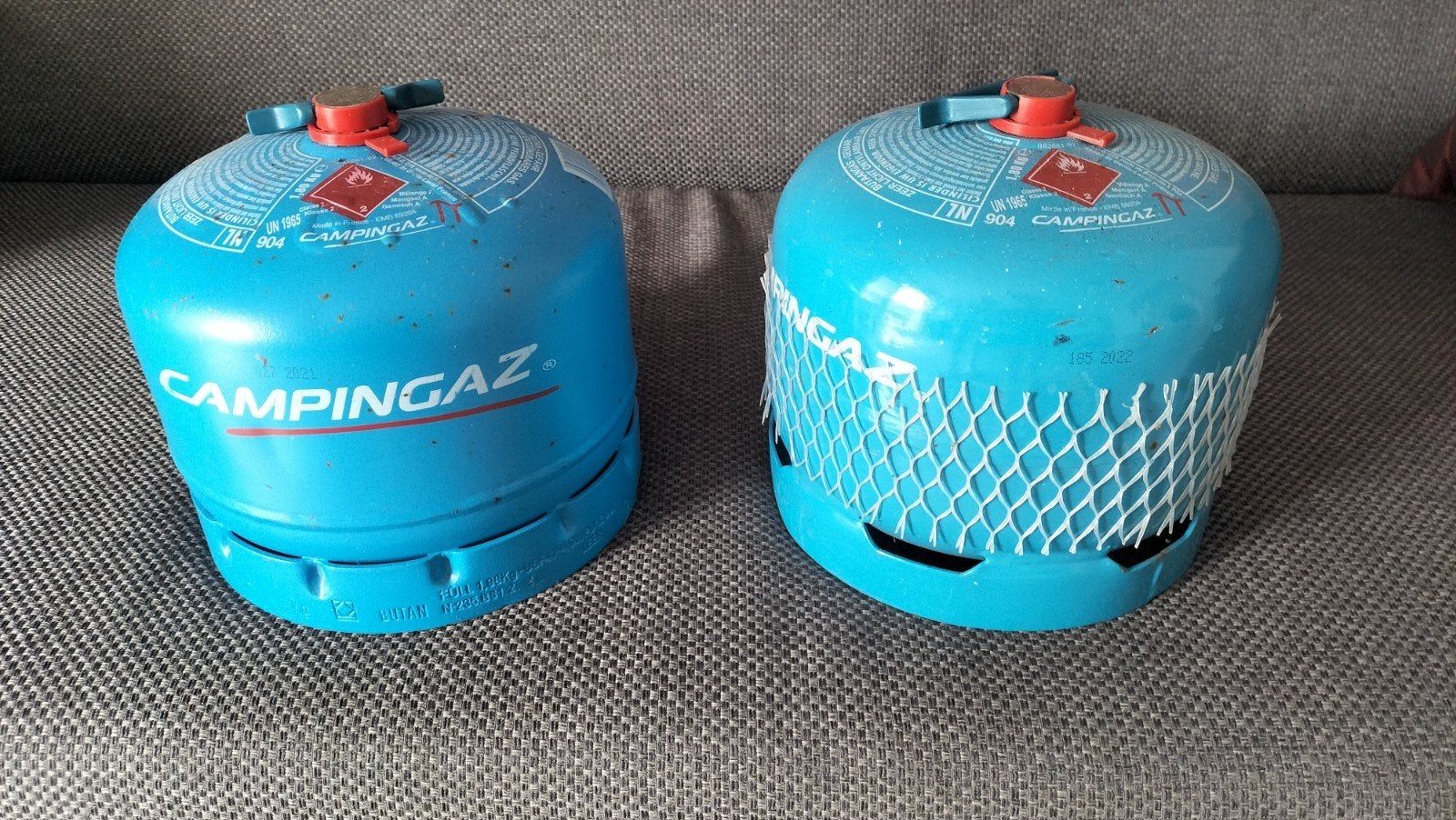 Campinggas 1,80 liter, Ophalen, Zo goed als nieuw