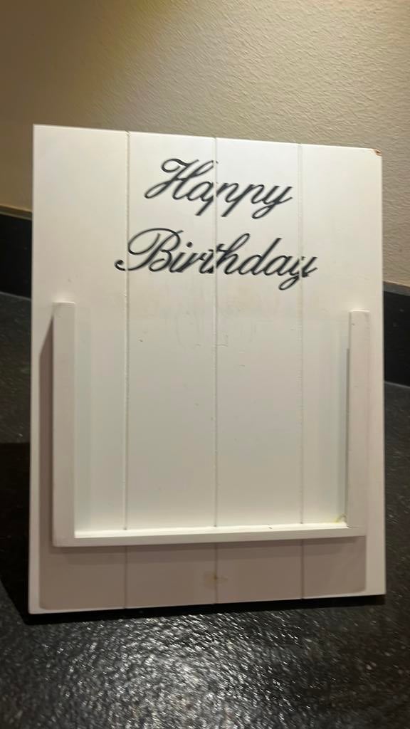 Riviera Maison Happy Birthday verjaardagskalender, Huis en Inrichting, Ophalen of Verzenden, Gebruikt