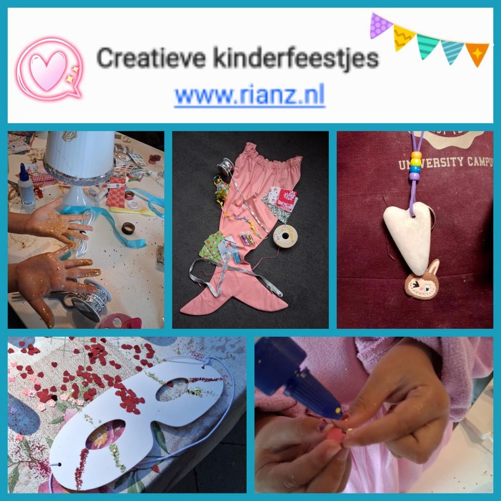 Creatieve kinderfeestjes, Ophalen