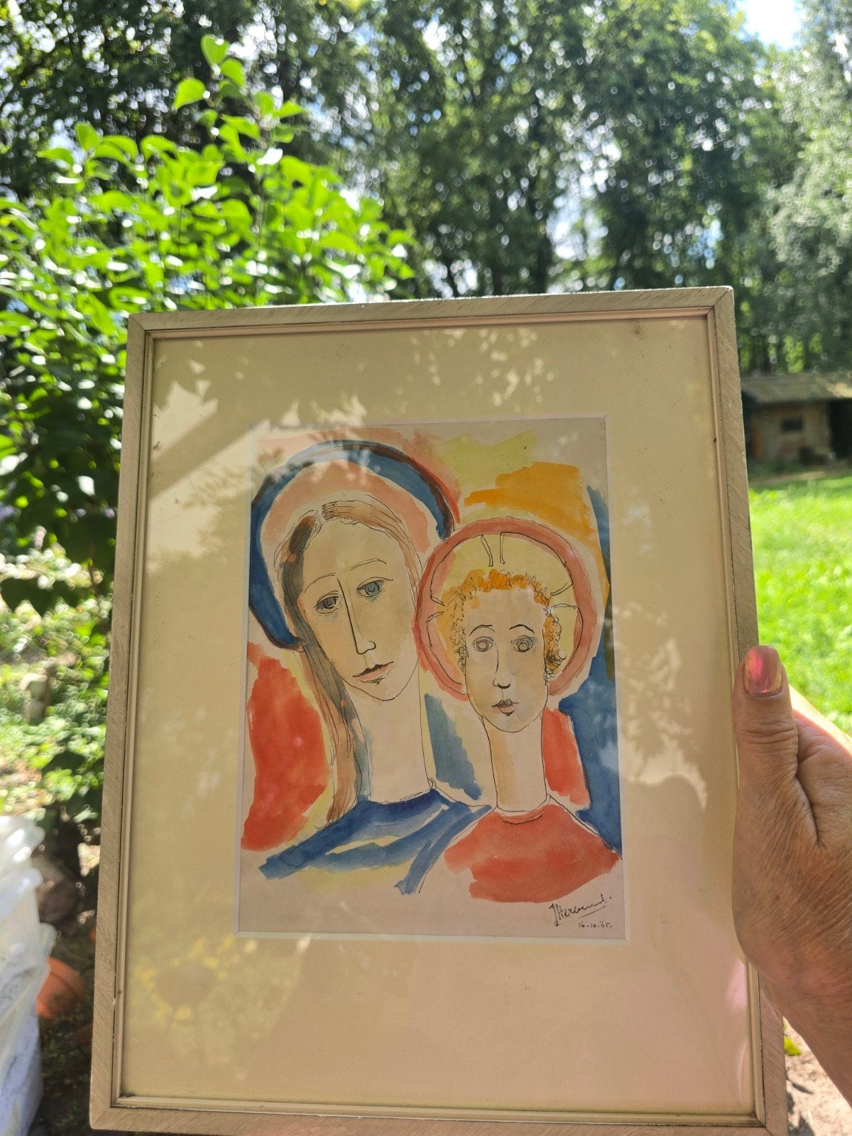 Madonna met kind, Ophalen of Verzenden