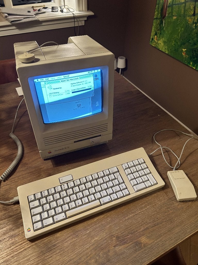 Vintage Apple Macintosh SE/30, Ophalen, Apple Macintosh