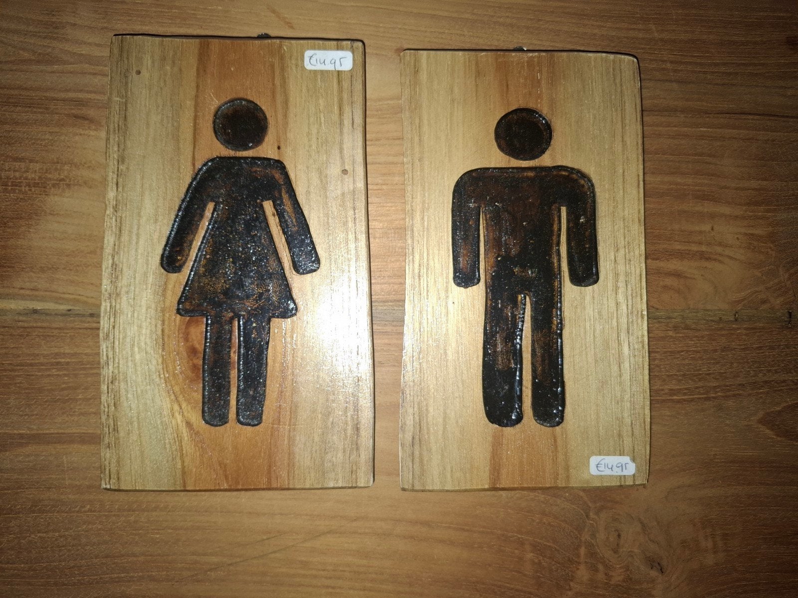 Wc bordjes man/vrouw. Nooit opgehangen., Ophalen of Verzenden, Nieuw