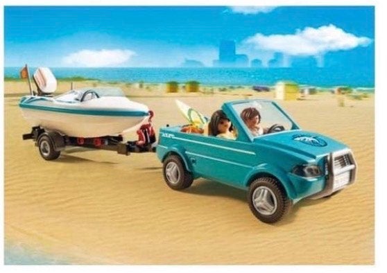 Playmobil 6864 Strandbuggy met Speedboot, Complete set, Voertuig, Ophalen of Verzenden, Summer fun