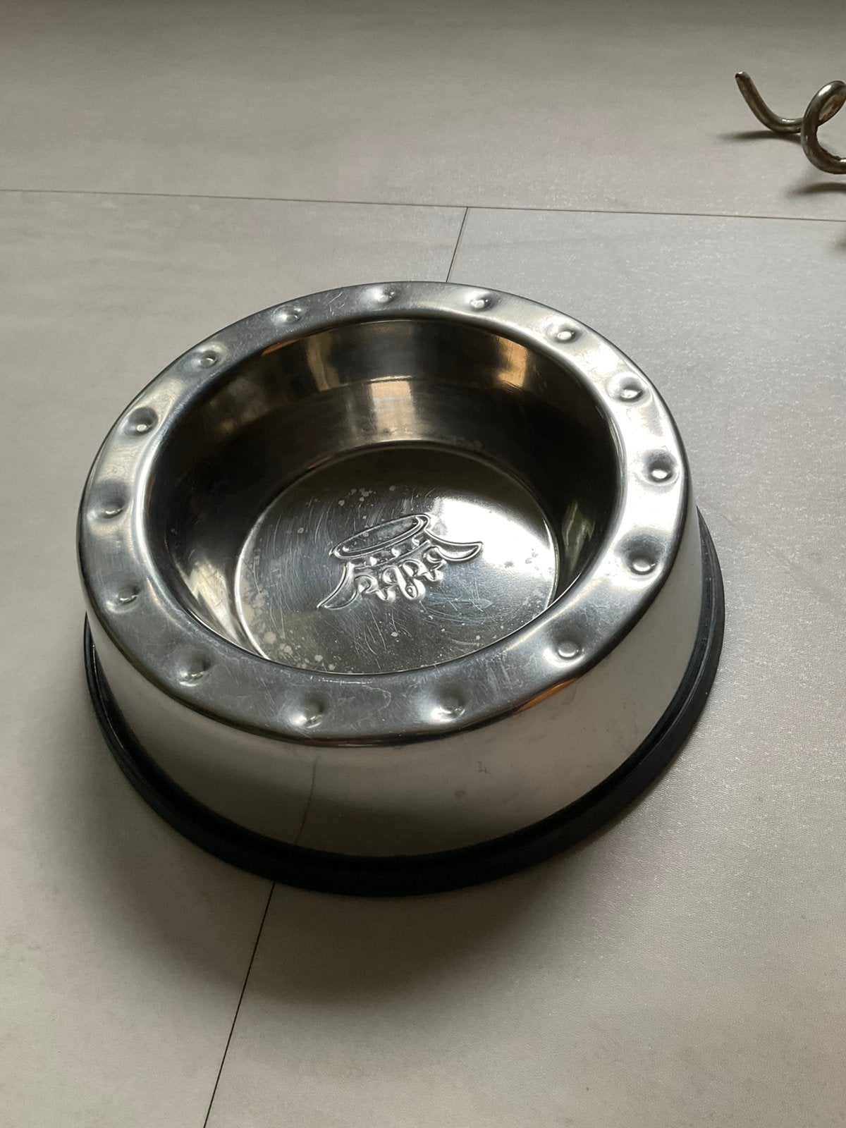 RVS drinkbak voor hond., Ophalen of Verzenden, Gebruikt