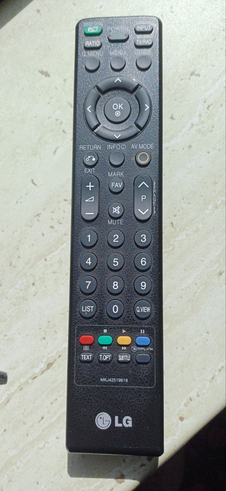 Afstandbediening LG voor tv/radio., Ophalen, Gebruikt, Tv