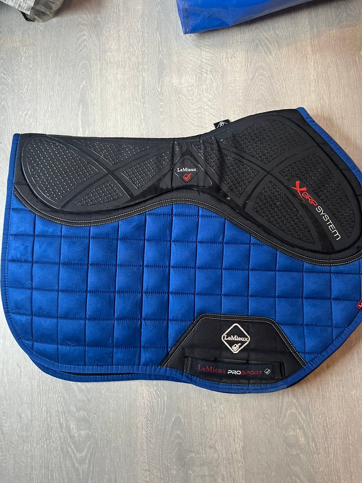 Lemieux X grip dekje Benetton blue, Dieren en Toebehoren, Full (L), Ophalen of Verzenden, Zo goed als nieuw, Blauw